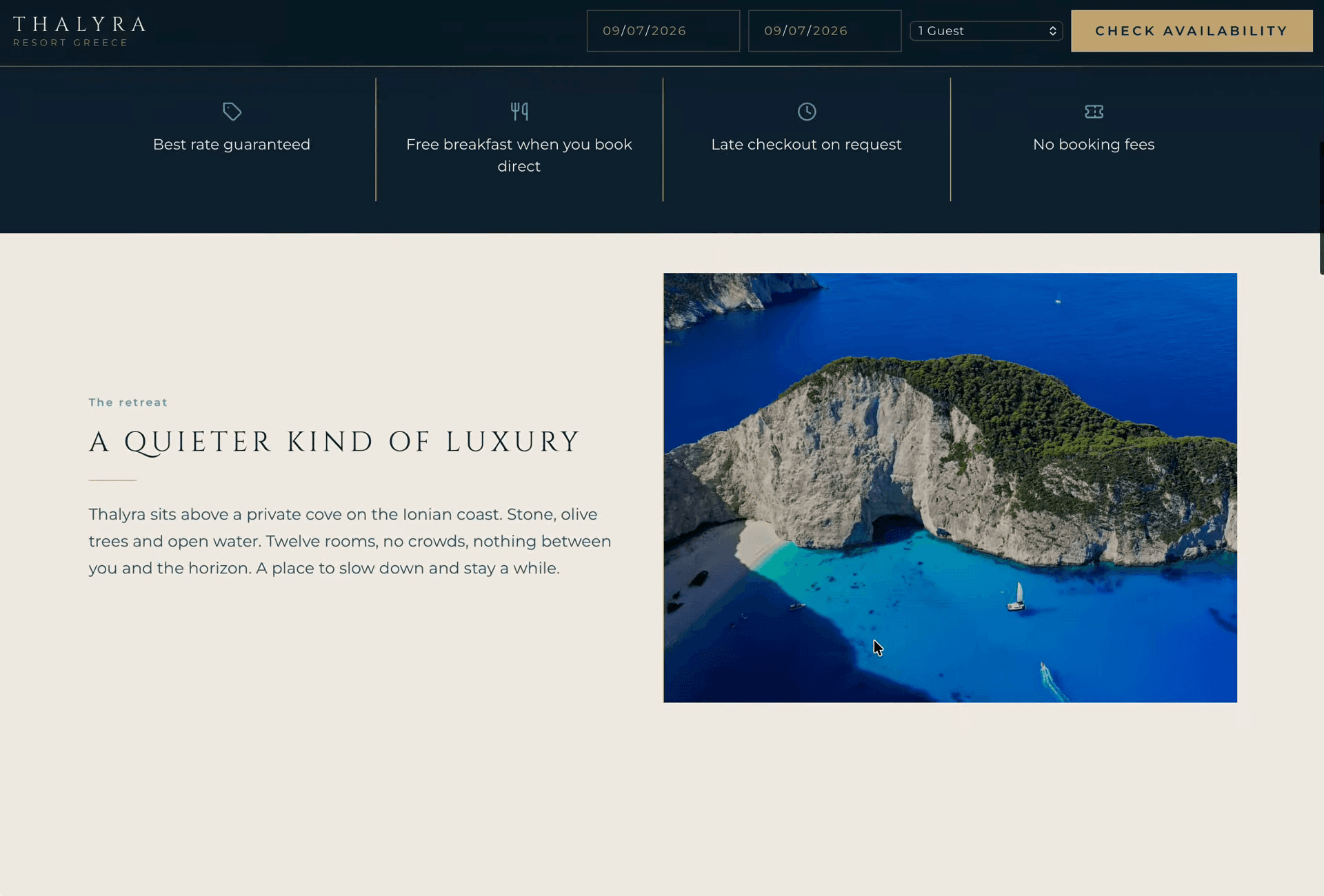 Thalyra Resort: A Quieter Kind of Luxury and direct booking benefits